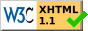 w3c xhtml 1.1